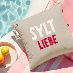 Outdoorkissen Sylt Liebe