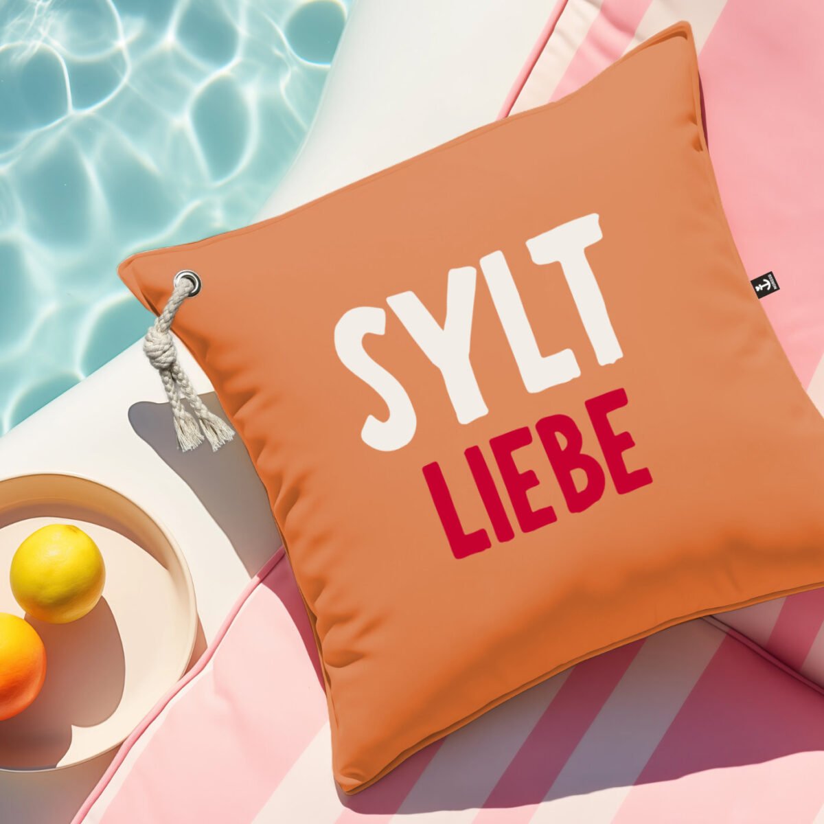 Outdoorkissen Sylt Liebe – Bild 4