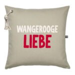 Outdoorkissen Wangerooge Liebe – Bild 2