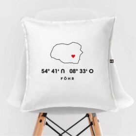 Kissen Silhouette Amrum