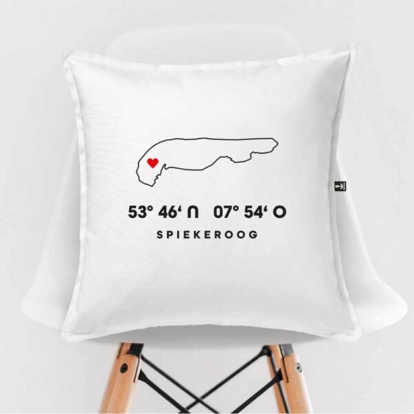 Kissen Silhouette Spiekeroog
