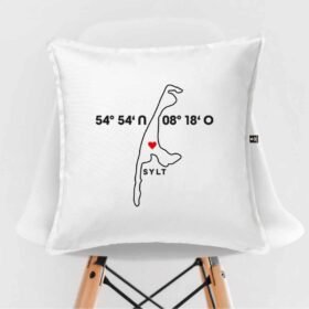 Kissen Silhouette Sylt