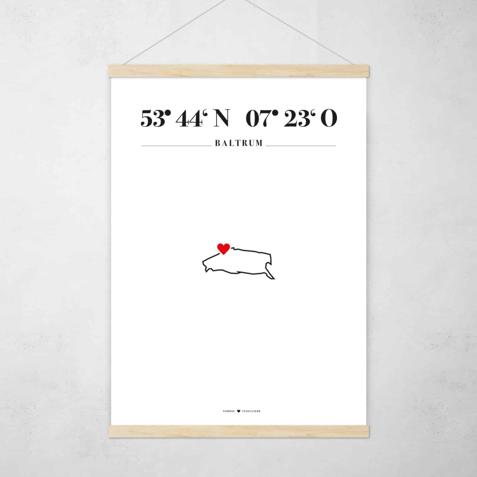 Ohne Titel Poster Silhouette Baltrum – Bild 2