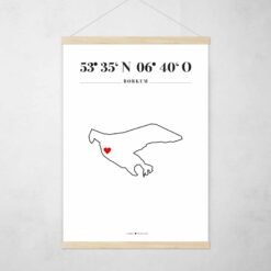 Poster Silhouette Borkum – Bild 2