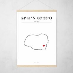 Poster Silhouette Föhr – Bild 2