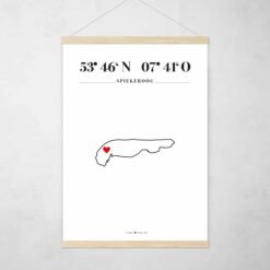 Poster Silhouette Spiekeroog – Bild 2