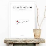 Poster Silhouette Spiekeroog