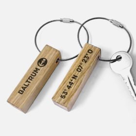 Schlüsselanhänger Koordinaten Baltrum