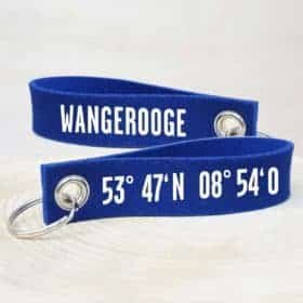 Filz Schlüsselanhänger WANGEROOGE