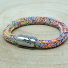 Segeltauarmband Regenbogen
