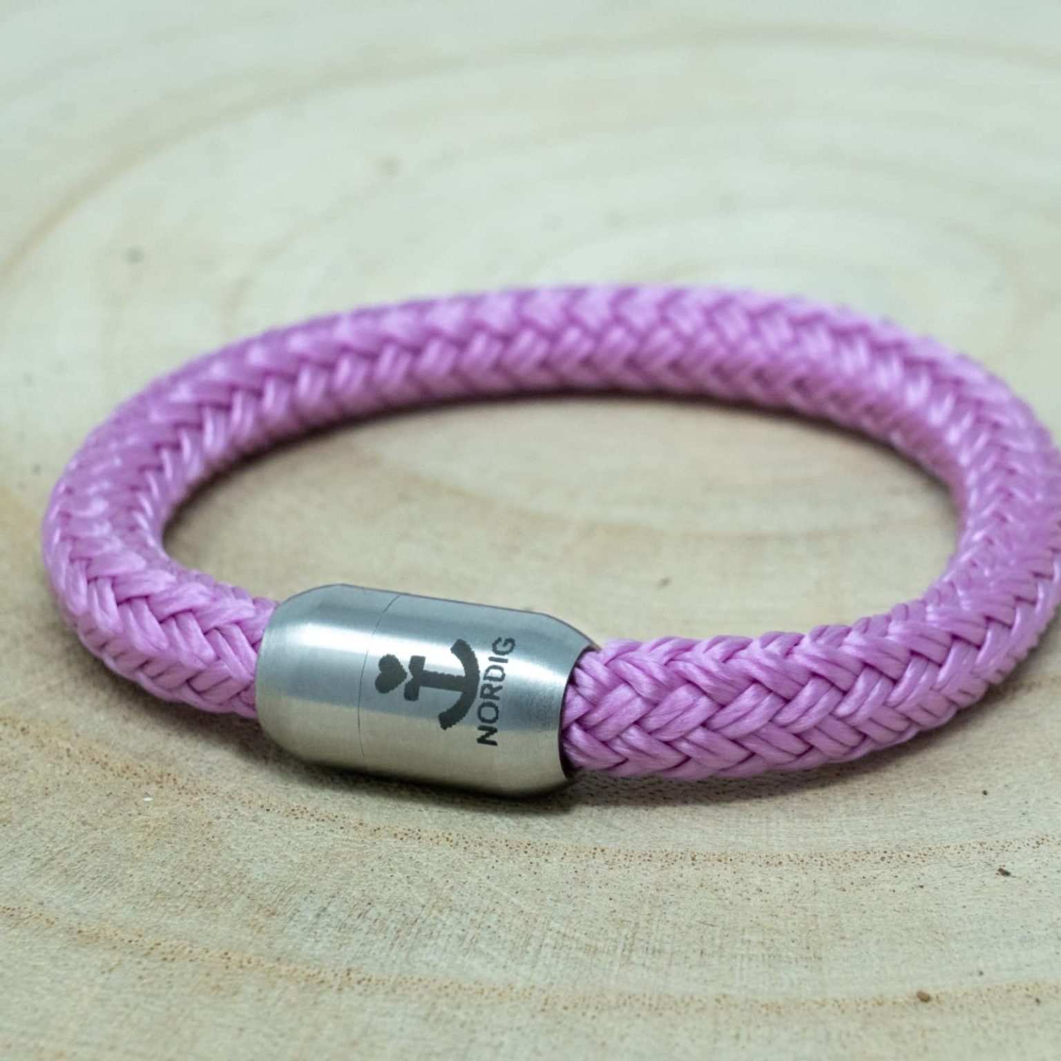 Segeltauarmband rosa – Bild 1