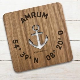 Untersetzer Amrum Koordinaten