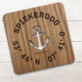 Untersetzer Spiekeroog Koordinaten
