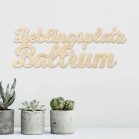 Wandholz Lieblingsplatz Baltrum