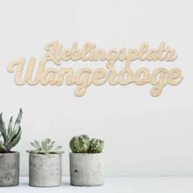 Wandholz Lieblingsplatz Wangerooge